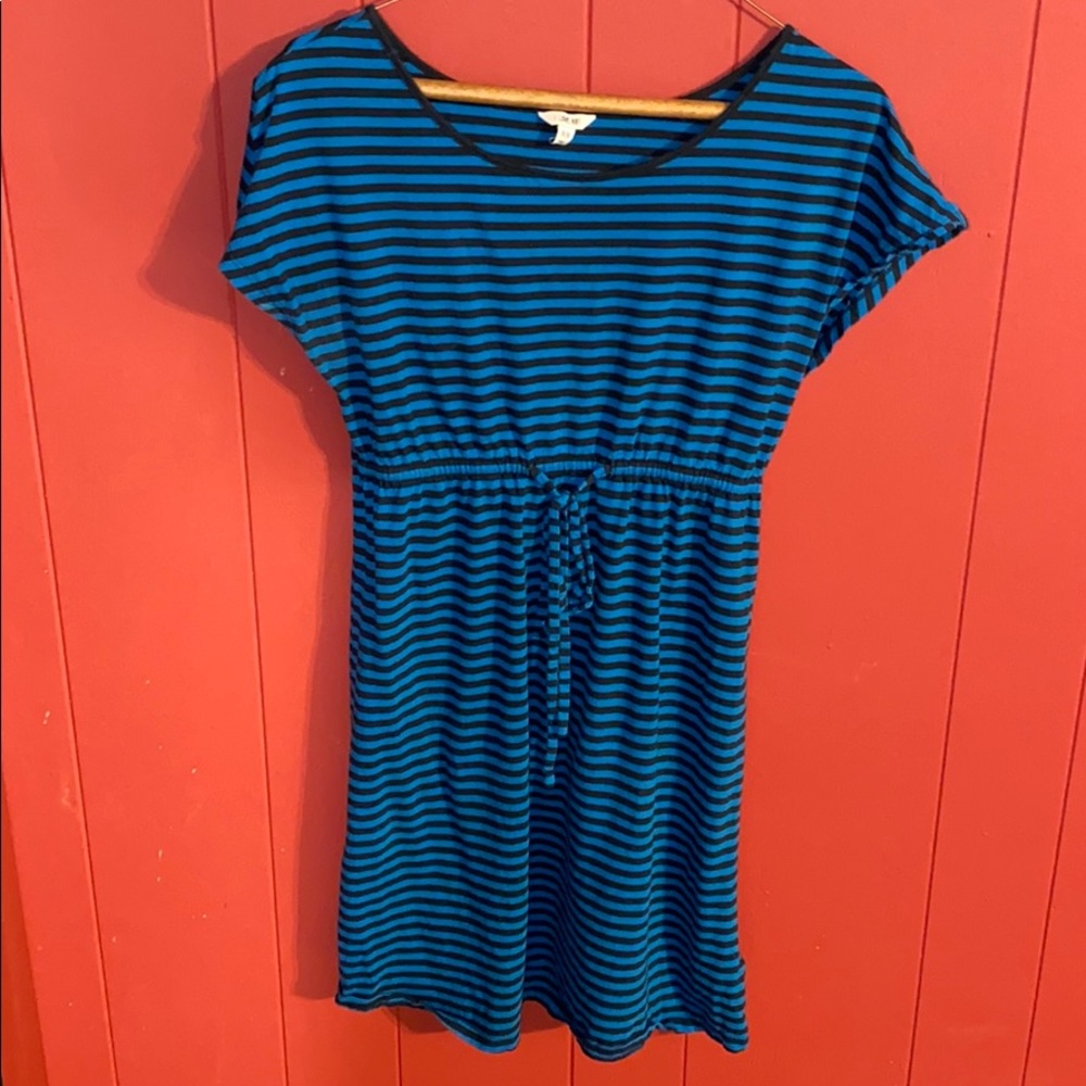 Black and Blue Striped dress